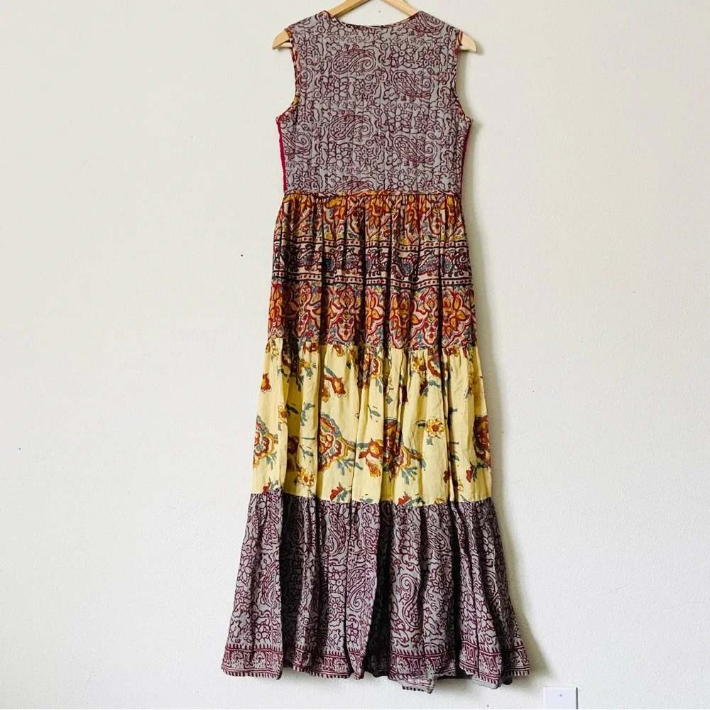 NWT MAISON HOTEL SMALL Eugenie sleeveless patchwork maxi dress in Mullumbimby - Picture 9 of 9